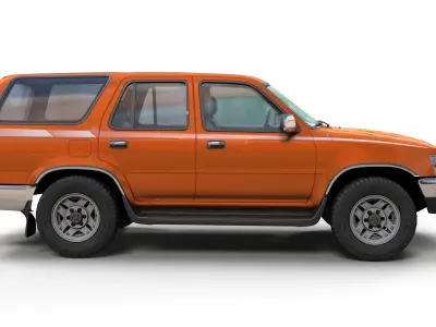 1990 Toyota 4Runner Low-poly 3D model