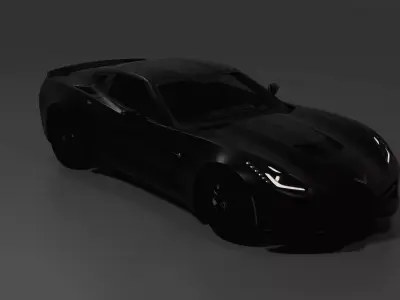 Chevrolet Corvette C7 Stingray high quality model 3D model