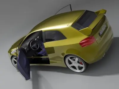 Audi S3 2004 3D model