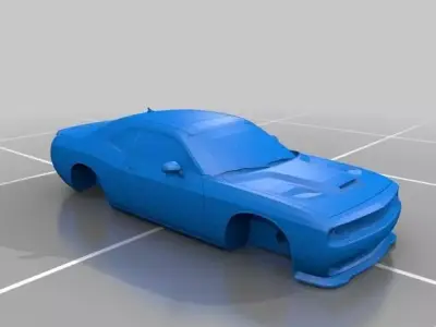 Dodge Challenger Hellcat 3D print model