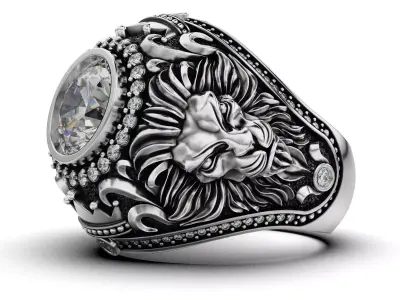 Royal Pride Ring 3D print model