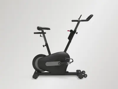 Exercise Spin Bike Low-poly 3D model