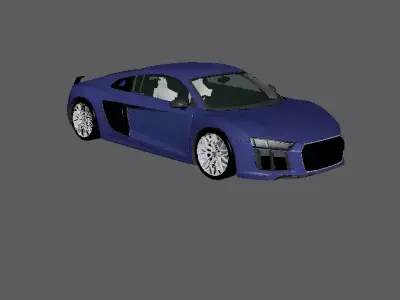 2023Bluecolor car  3D model