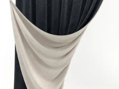 Curtains curtain 3D model