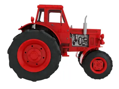  toy model agrimotor traktor-mtz-80 3D model