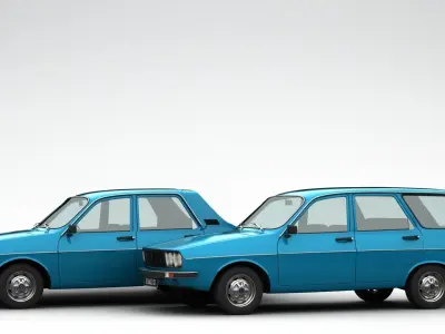 Renault 12 TX - TSW Pack 3D model