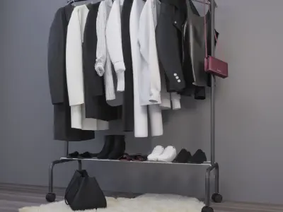 set of clothes 3D model