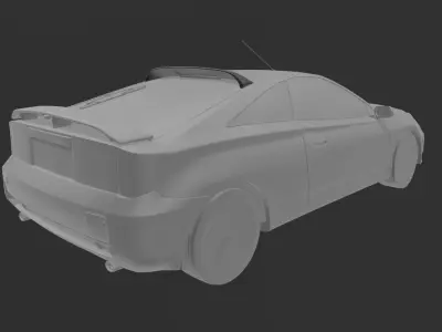 Toyota Celilca 2002 - Roof Spoiler 3D print model