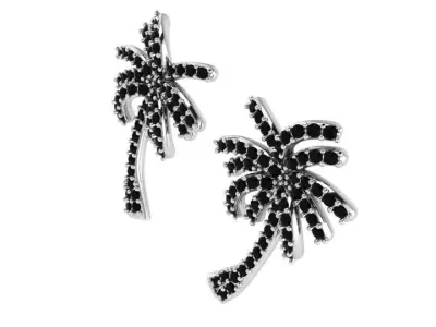 Palm Earring 1268 3D print model