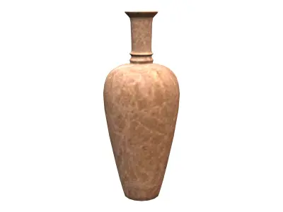 Clay Vase 2 Low-poly 3D model