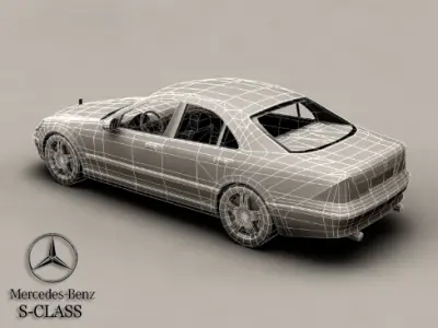 Mercedes S-Class 3D model