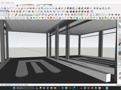 Mechanical parking 3d model 3D model