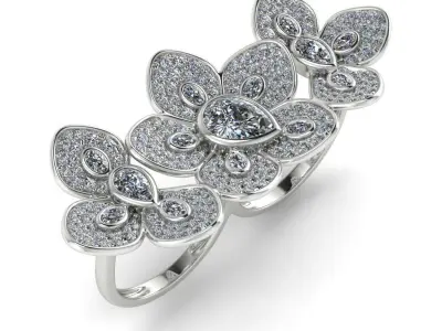 light weight gold diamond rings-C111116SKCH2026057-wt-10-15  3D print model