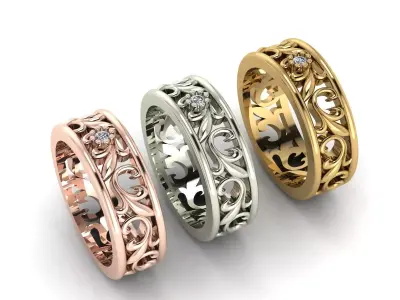 Rail Ring 3D print model