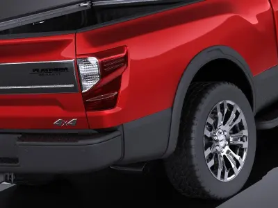 Nissan Titan 2018 VRAY 3D model
