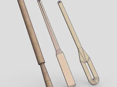 Laundry Stick Pack Low-poly 3D model