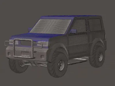 4x4 SUV 3D model