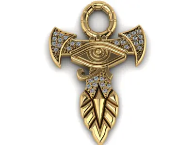 eye pendant 3D print model