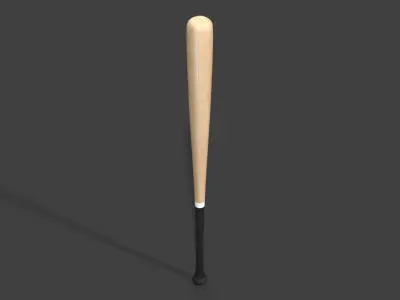Baseball Bat Free low-poly 3D model