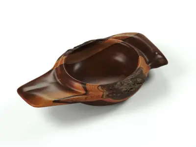 POLYPASTA - Wooden Bowl 01  3D model