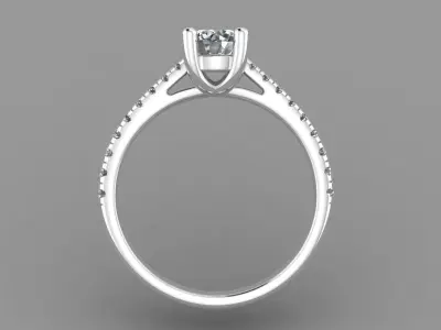 Wedding Ring  3D print model 57