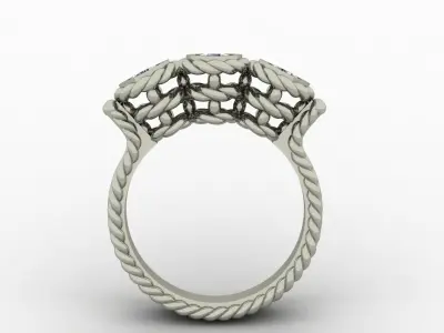 trilogy braid 3D model