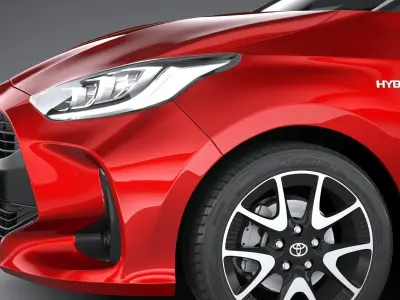 Toyota Yaris 2020 3D model