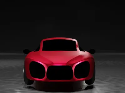 stylish car 3D model