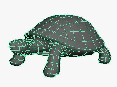Low Poly Turtle Low-poly 3D model purchase