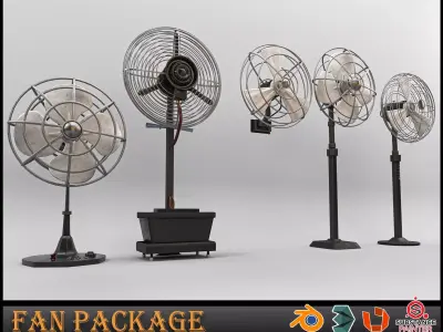 Fan Package 3D model