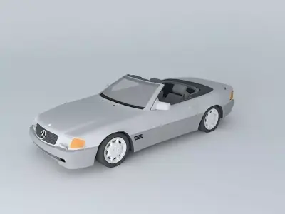 Mercedes-Benz 500SL R129 1990 Free 3D model