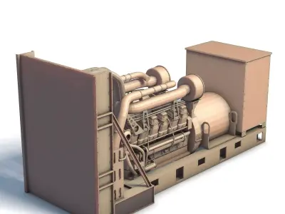 Generator 3D print model