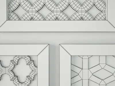 Wood Wall Decor 3D model