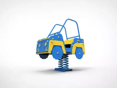 Playground for kids Car 3D model