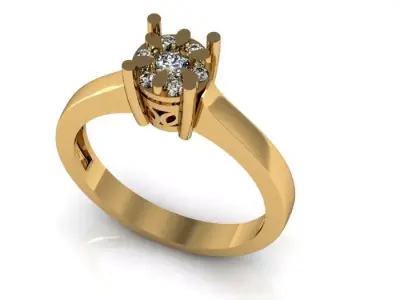 wadding ring 3D print model