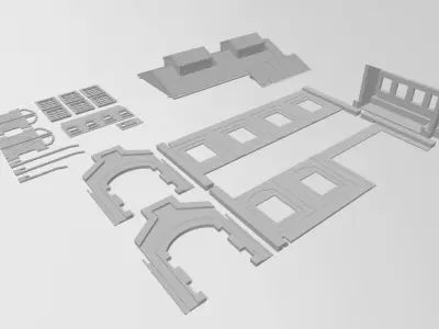 Engine House by Outland Models 3D Printable 3D print model