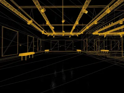 Art Gallery 009 UE4 3D model