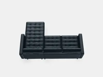 LANDSKRONA 3-seat sofa 4 Low-poly 3D model
