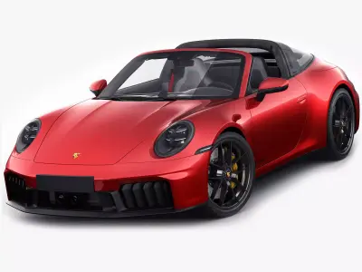 Porsche 911 Carrera GTS Targa 2025 3D model