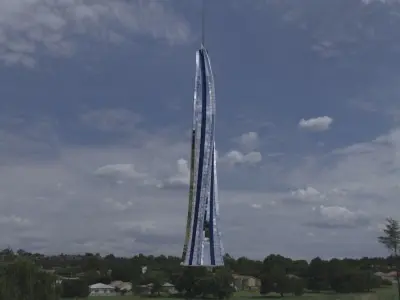 Cool Tower 3D model