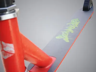 Scooter two scooters 3D model