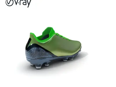 Dynamic Soccer Cleat Model Pack Low-poly 3D model