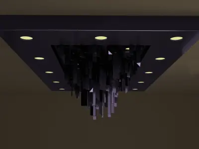 ceiling luster lights decoration  3D model