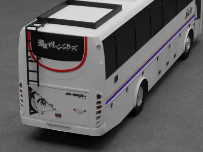 ZedOne BUS HIGH QUALITY 3D MODEL 3D model