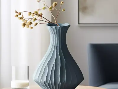 Lombardy Vase for Elegant Decor 3D print model
