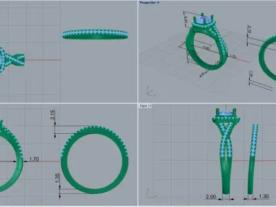 ring code 53 3D print model