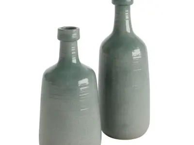 Meave Handmade Glass Vase 3D model