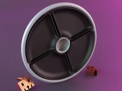 round tray Free 3D print model