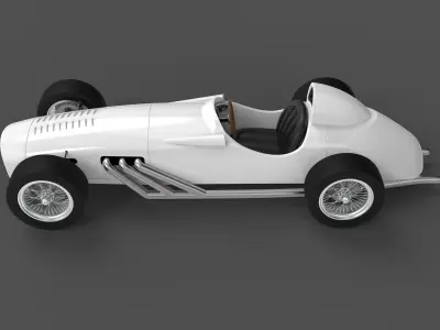 vintage-race-car-2 3D model