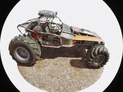 Buggy off road vehicle 3D model